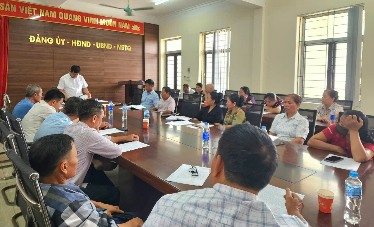 HỘI NÔNG DÂN PHƯỜNG VÂN HÀ TỔ CHỨC HỘI NGHỊ GIAO BAN THÁNG 9/2025