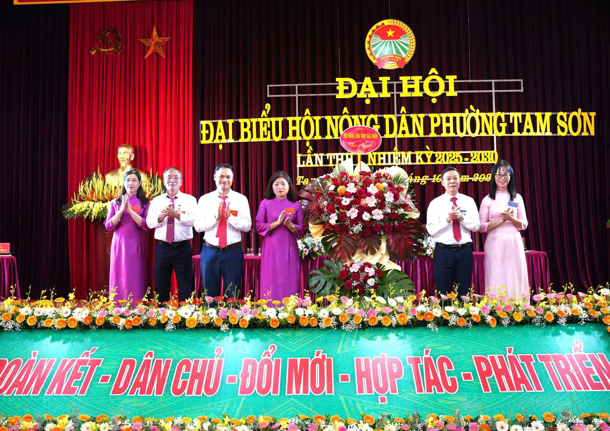HỘI NÔNG DÂN PHƯỜNG TAM SƠN TỔ CHỨC THÀNH CÔNG ĐẠI HỘI ĐẠI BIỂU LẦN THỨ I, NHIỆM KỲ 2025–2030