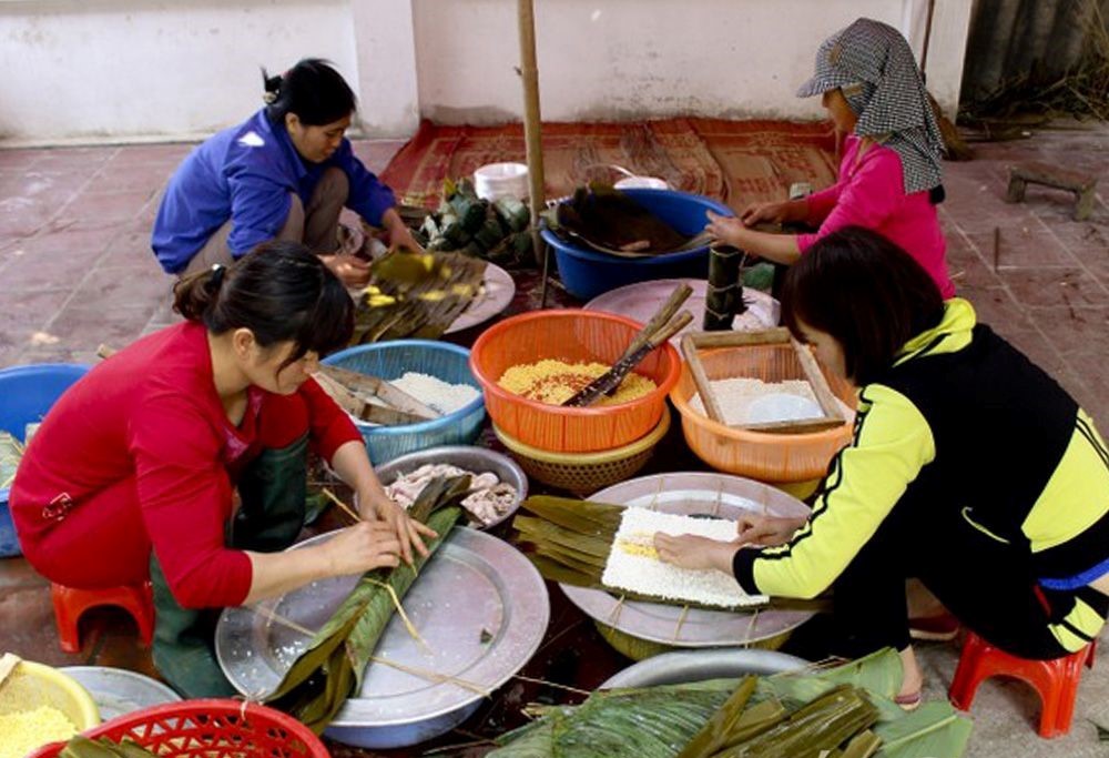 CHI HỘI NÔNG DÂN NGHỀ NGHIỆP BÁNH CHƯNG VÂN – MÔ HÌNH TIÊU BIỂU TRONG PHÁT TRIỂN KINH TẾ NÔNG THÔN GẮN VỚI BẢO TỒN GIÁ TRỊ TRUYỀN THỐNG