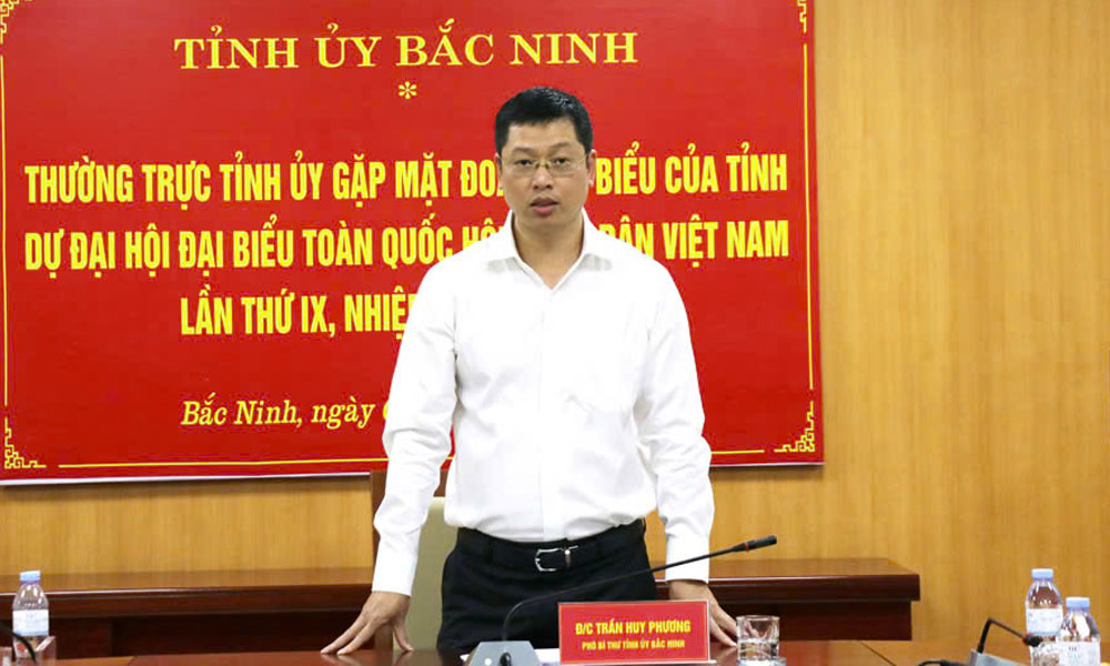 Thường trực Tỉnh ủy gặp mặt Đoàn đại biểu tỉnh Bắc Ninh dự Đại hội đại biểu toàn quốc Hội Nông dân Việt Nam lần thứ IX