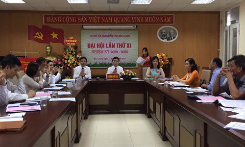 Chi bộ Hội Nông dân tỉnh tổ chức thành công Đại hội Chi bộ lần thứ XI, nhiệm kỳ 2020-2025